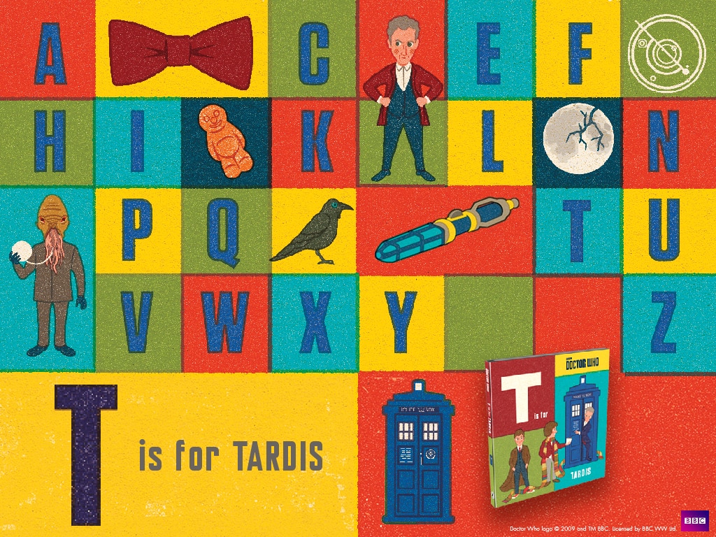 T is for TARDIS wallpaper