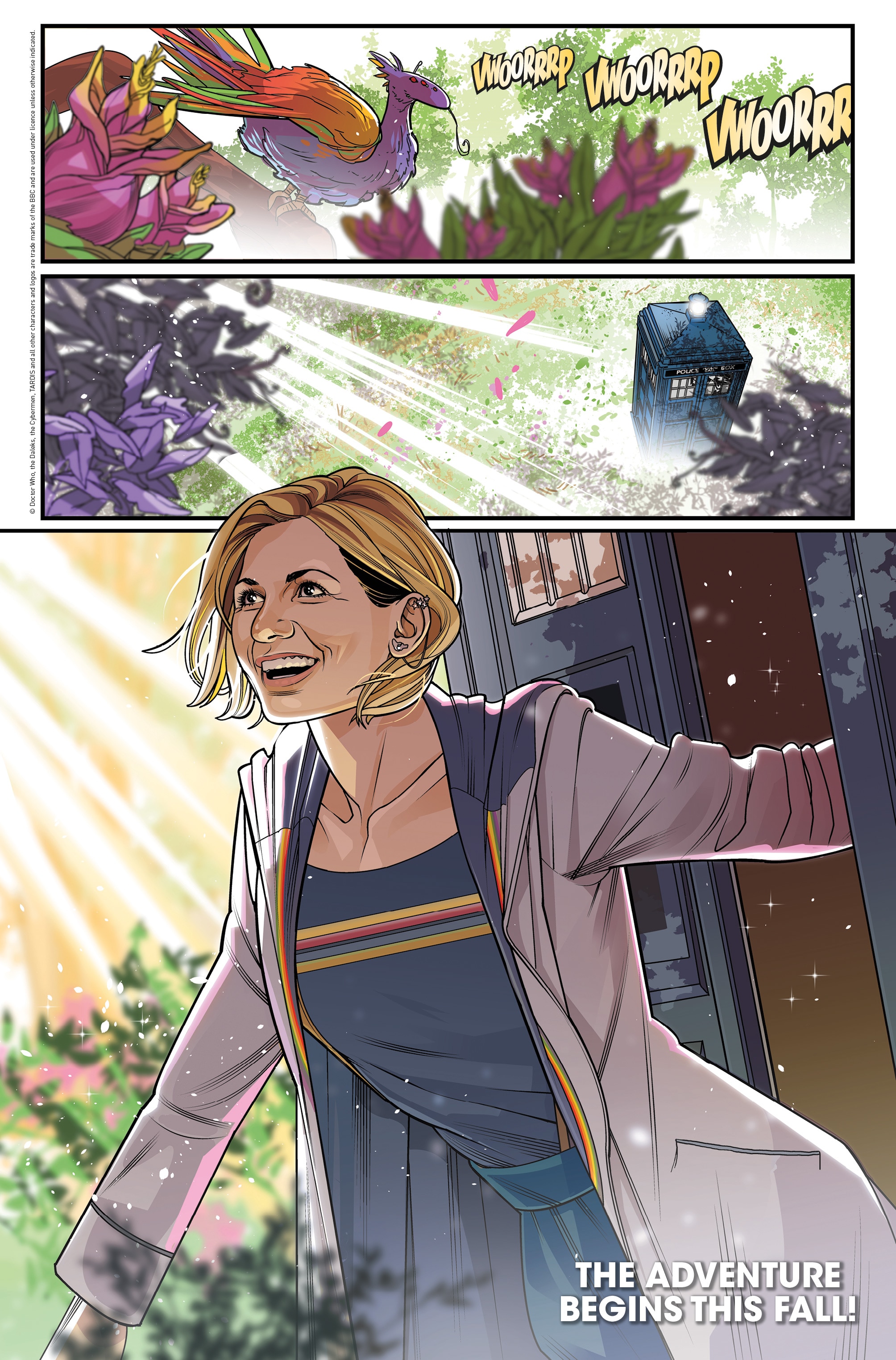 thirteenth doctor comic book cover art