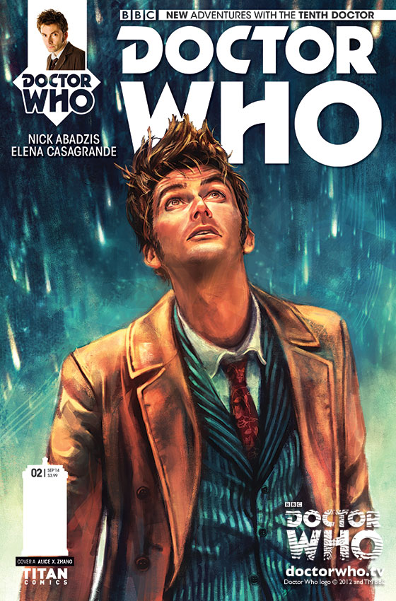 Tenth Doctor comic book cover